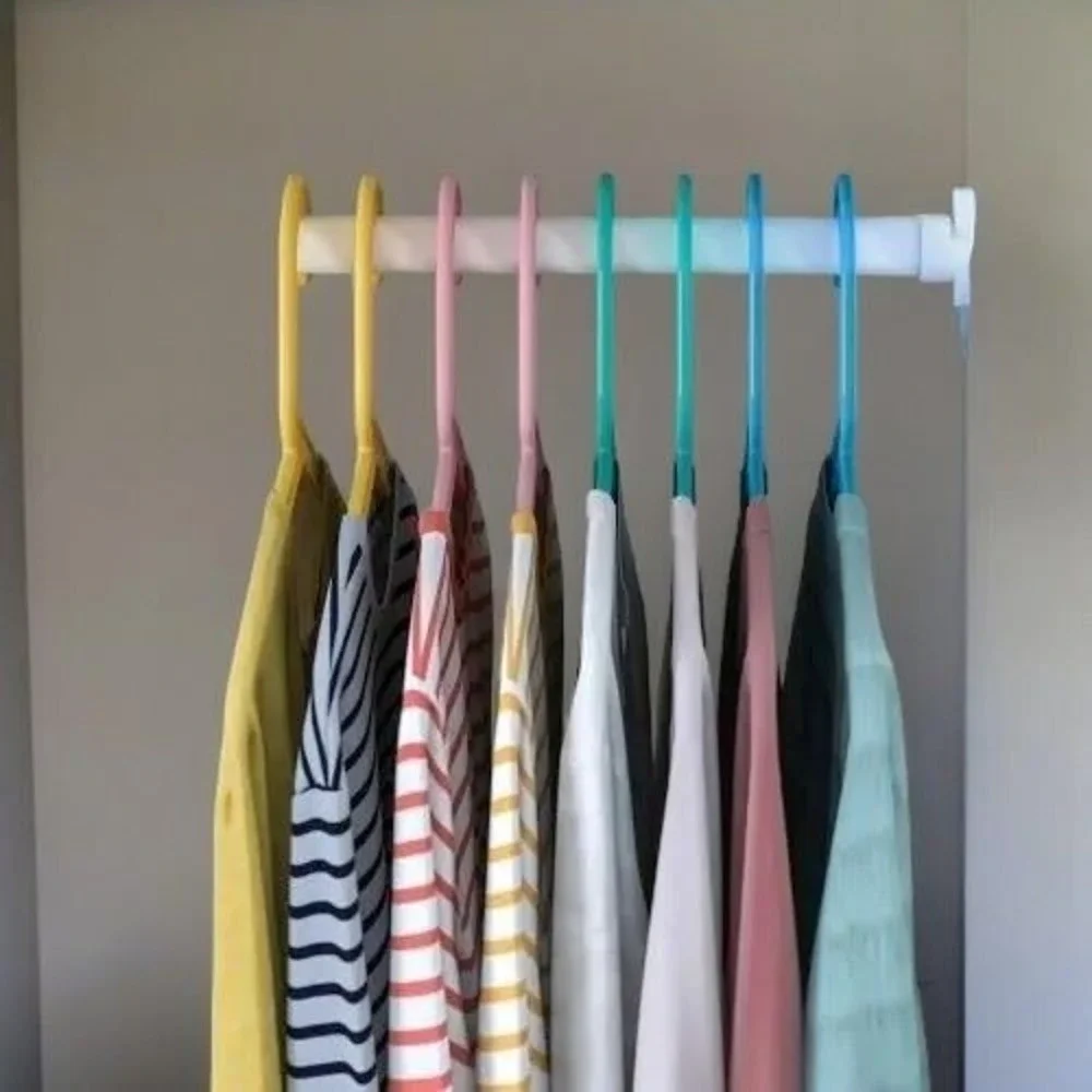 Colorful IKEA BAGIS Kids Hangers – 8-Piece Set for Toddler & Baby‎ Clothes